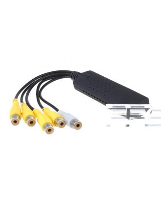EasyCAP 4-Channel USB 2.0 DVR Video Capture/Surveillance Dongle