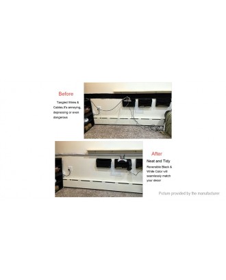 Neoprene Adjustable Cable Organizer Management Sleeve (300cm)